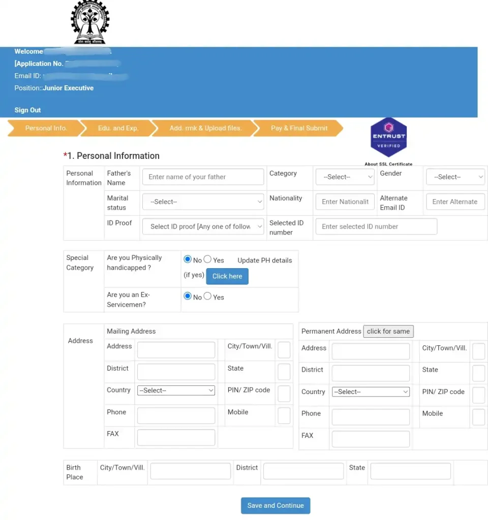 IIT Kharagpur Recruitment Apply