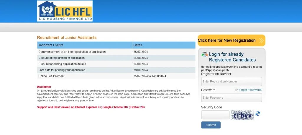 LIC HFL Recruitment 2024