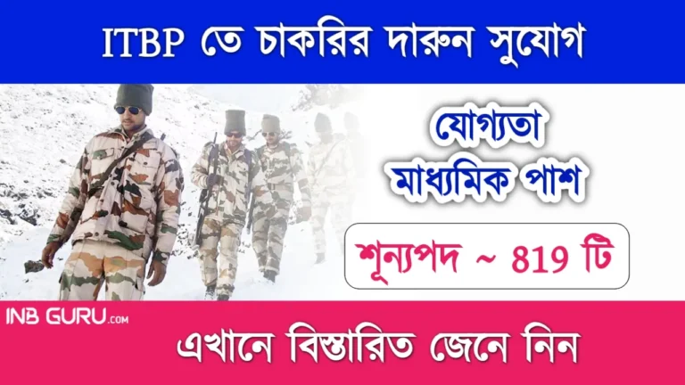 ITBP Constable Recruitment 2024