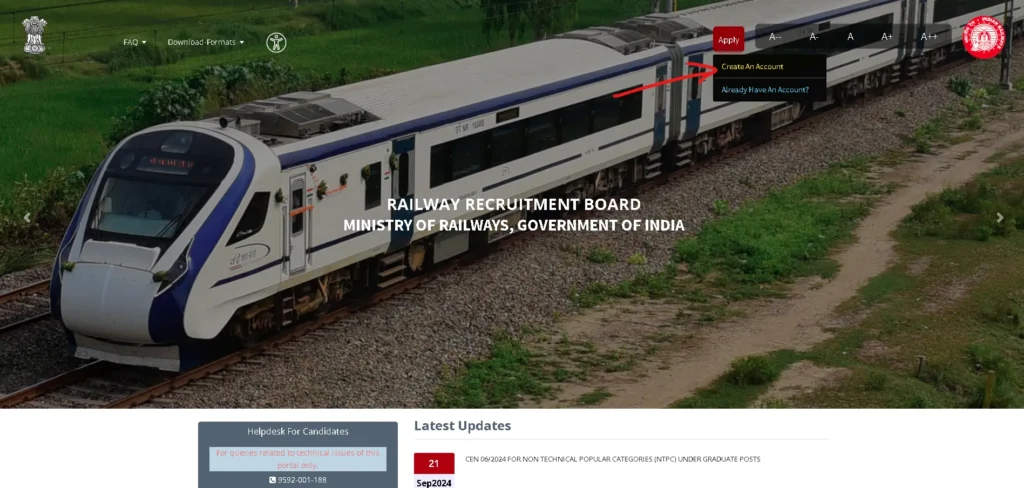 Indian Railway New Recruitment 2024
