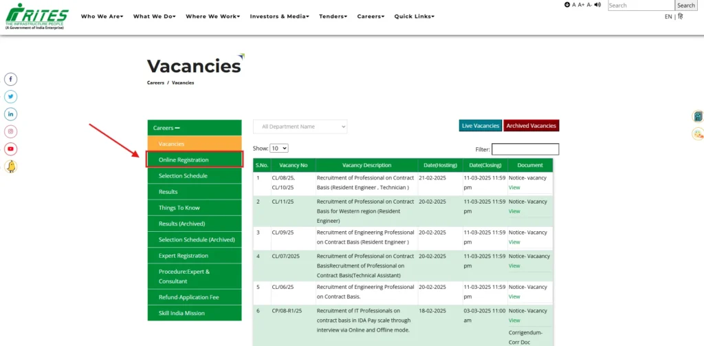 RITES Recruitment 2025, Apply Online for 108 Posts